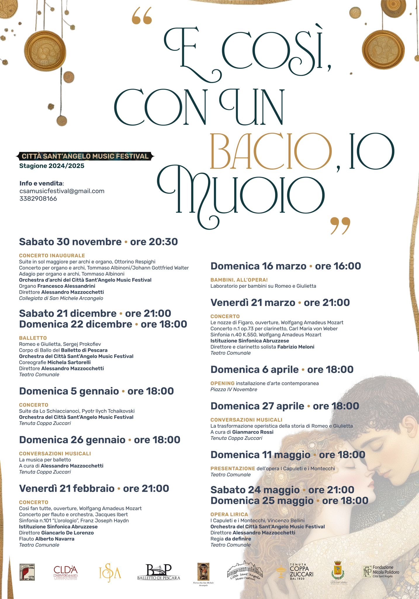 CITTÀ SANT’ANGELO MUSIC Festival 2024-2025