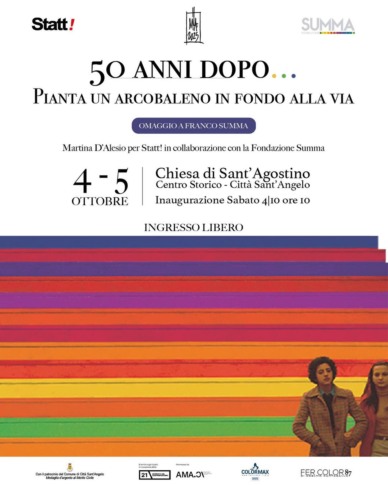 PIANTA UN ARCOBALENO IN FONDO ALLA VIA… 50 ANNI DOPO
